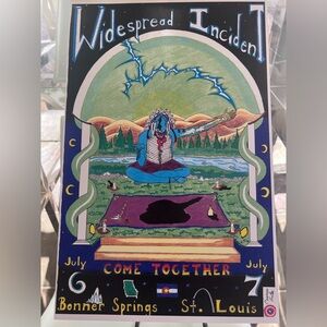 Widespread Incident Art Poster - Multicolor